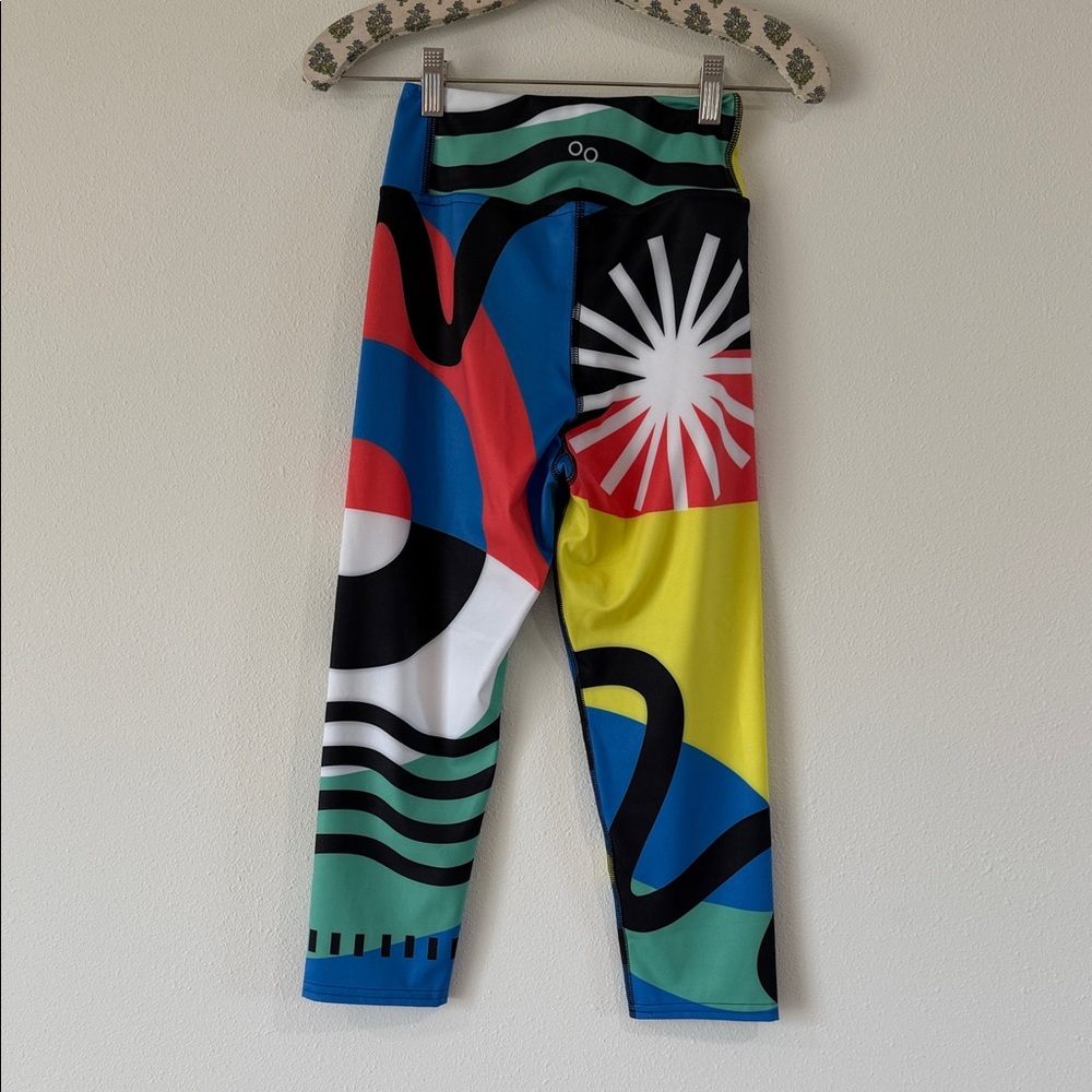 Abstract Multicolor Women's Leggings - Picture 2 of 5